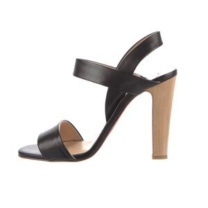 CHRISTIAN LOUBOUTIN
Etri Wood Leather Slingback Sandals